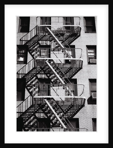 Fire Escape on Apartment Building by Anonymous