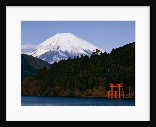 Mount Fuji and Lake Ashi by Anonymous