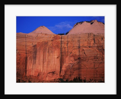 Streaked Wall and Beehives at Sunrise by Anonymous