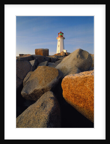 Rocks near Peggy's Cove Light by Anonymous