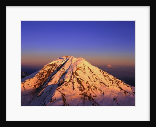 Snow Covered Top of Mount Rainier by Anonymous