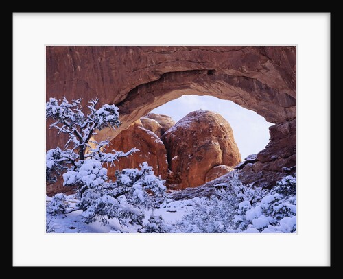 Snow Covering Ground at North Window by Anonymous