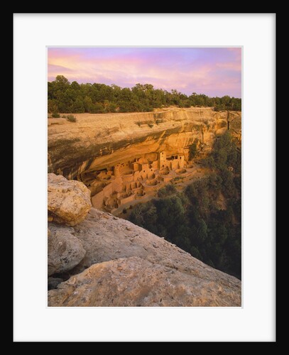 Cliff Palace Anasazi Cliff Dwelling at Mesa Verde National Park by Anonymous