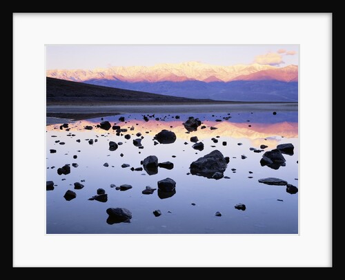 Badwater near Panamint Range by Anonymous