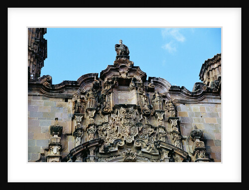 Ornate Facade of San Cayetano Church by Anonymous