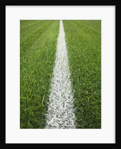 Painted Line on Athletic Field by Anonymous