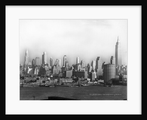 New York's midtown skyscrapers by Anonymous