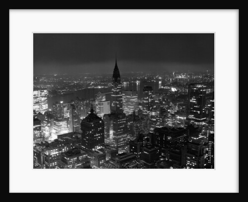 New York City at Night by Anonymous