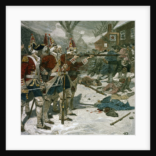 The Boston Massacre by Howard Pyle