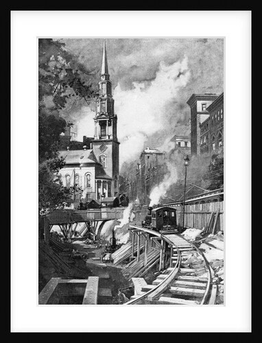 Building the Boston Subway by Anonymous