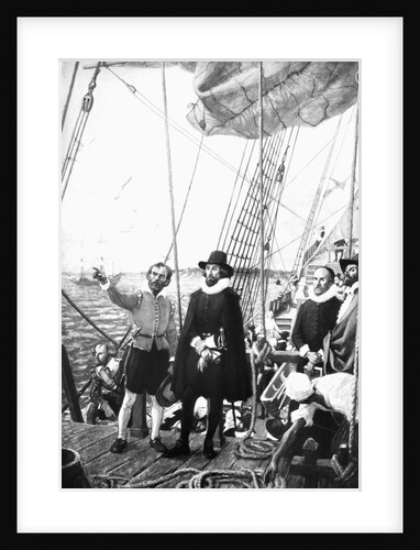 John Winthrop Aboard the Arabella by Anonymous