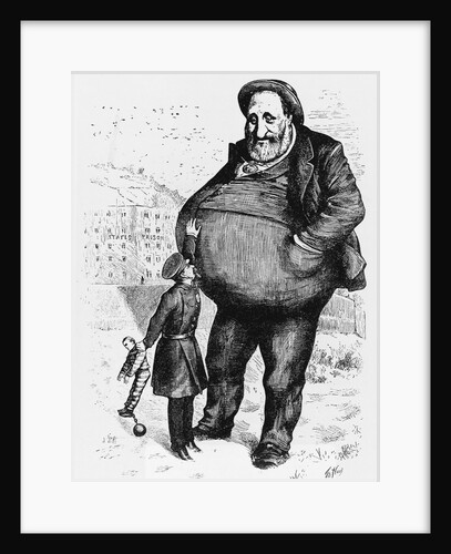 Can The Law Reach Him? The Dwarf and the Thief by Thomas Nast
