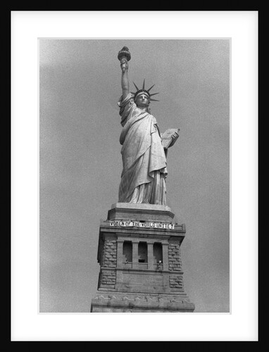 Statue of Liberty with Women's Rights Banner by Anonymous