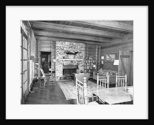 Interior of Roosevelt's Little White House by Anonymous