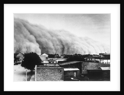 A Dust Storms Hit Southwest Bread Basket by Anonymous