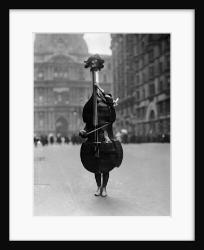 Walking Violin in Philadelphia Mummers' Parade, 1917 by Anonymous