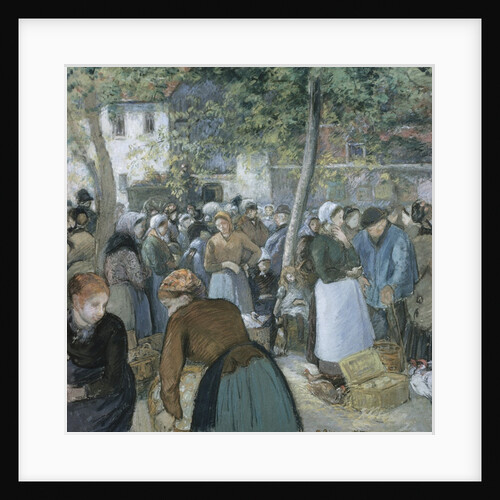 Poultry Market, Gisors by Camille Pissarro