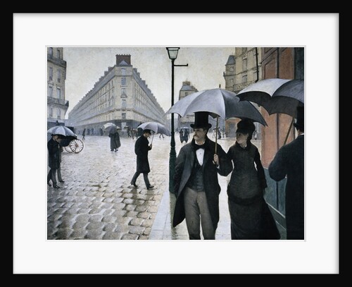 Paris, A Rainy Day by Gustave Caillebotte