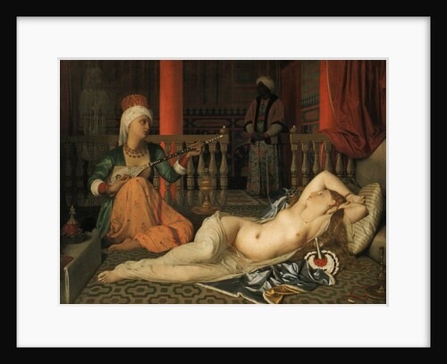 Odalisque with a Slave by Jean-Auguste-Dominique Ingres
