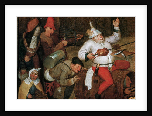 Detail of Combat Between Carnival and Lent by Workshop of Bruegel the Elder