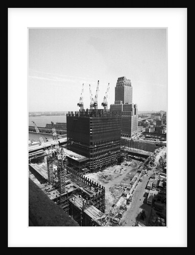 World Trade Center Construction Site by Anonymous