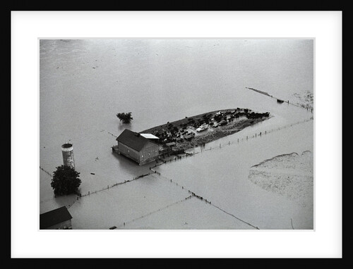Farm Surrounded by Flood Water