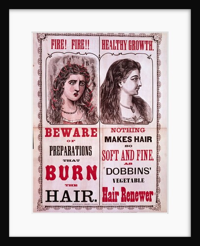 Poster For Dobbins' Hair Renewer by Anonymous