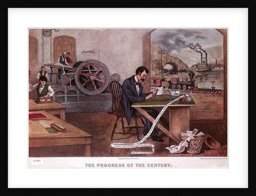 The Progress of the Century by Currier & Ives