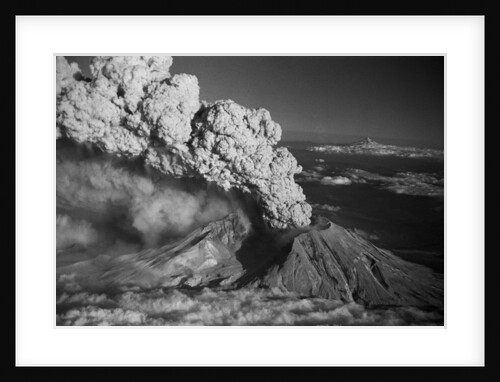 Mt. St. Helens Erupting by Anonymous
