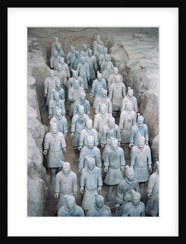 Terra Cotta Soldiers in Qin Shi Huangdi Tomb by Anonymous