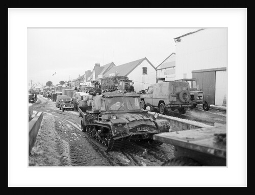 British Army Vehicles in the Falkland Islands by Anonymous
