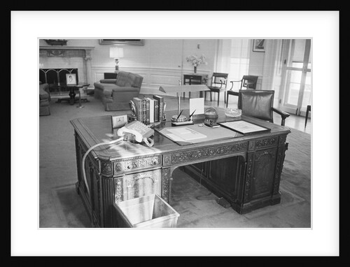 President Kennedy's Desk in the White House by Anonymous