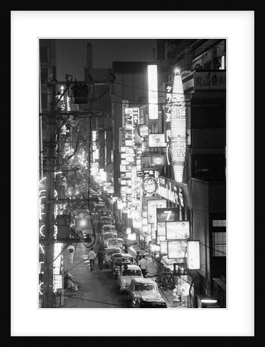 Overview of Downtown Nightlife in Tokyo by Anonymous