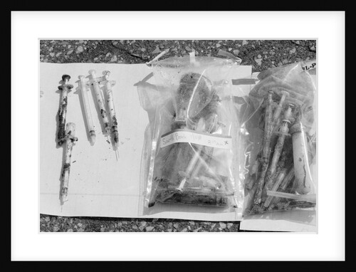 Syringes Washed Ashore on Staten Island by Anonymous