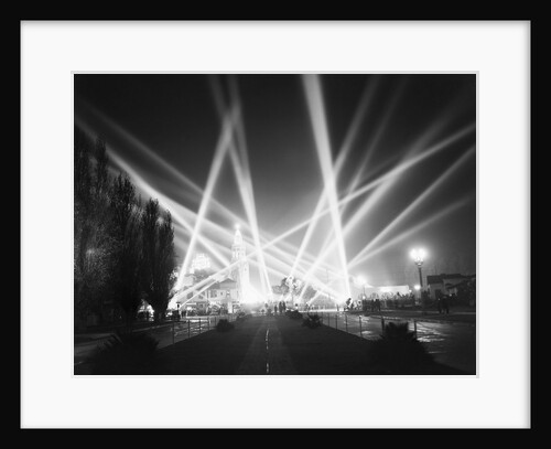 Searchlights for Great Dictator Premiere by Anonymous