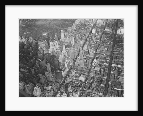 Aerial View of Manhattan by Anonymous