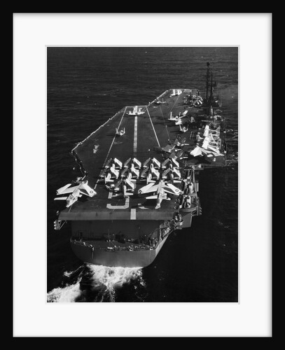 Aircraft Carrier USS Forrestal Out to Sea by Anonymous