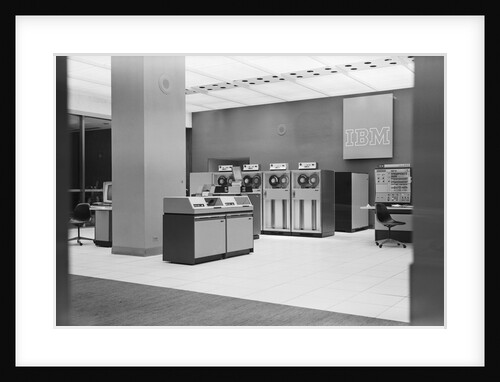 IBM Computers and Office Area by Anonymous