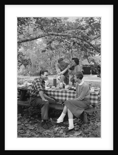 Couples On a Picnic by Anonymous