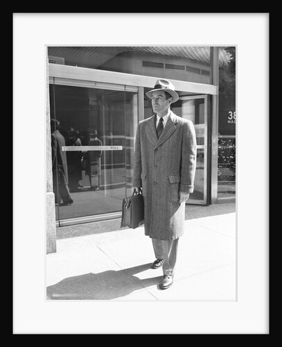 Salesman Leaving Madison Avenue Office by Anonymous