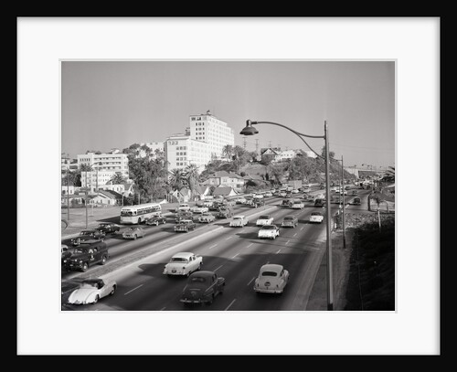 Traffic On The Hollywood Freeway by Anonymous