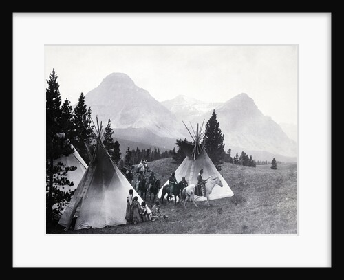 Indians About To Leave For The Hunt by Anonymous