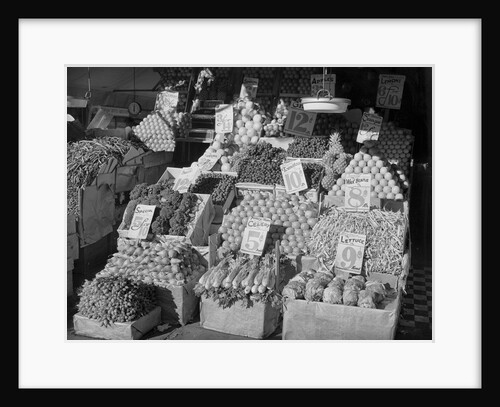 Produce Stand On Broadway by Anonymous