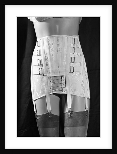 Girdle With Garters Displayed on Mannequin by Anonymous