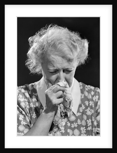 Old Woman Crying by Anonymous