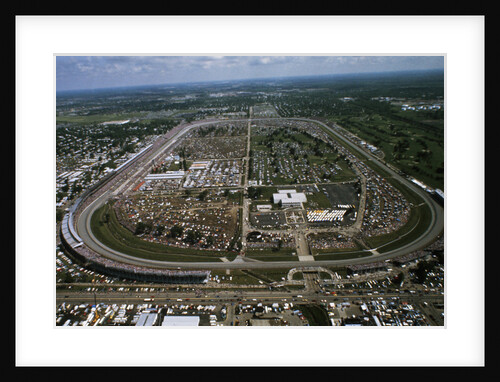 Aerial View Of Indianapolis Speedway by Anonymous
