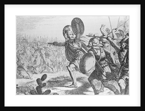 Illustration Showing the Battle of Thermopylae by Anonymous