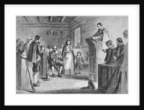 Public Worship At Plymouth by Anonymous