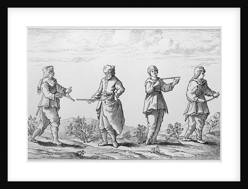 Different Ways Of Holding Divining Rod by Anonymous
