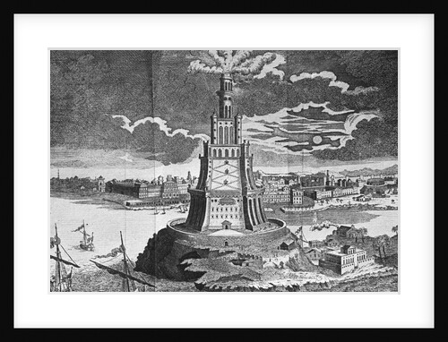 The Lighthouse of Alexandria on Pharos Island by Anonymous